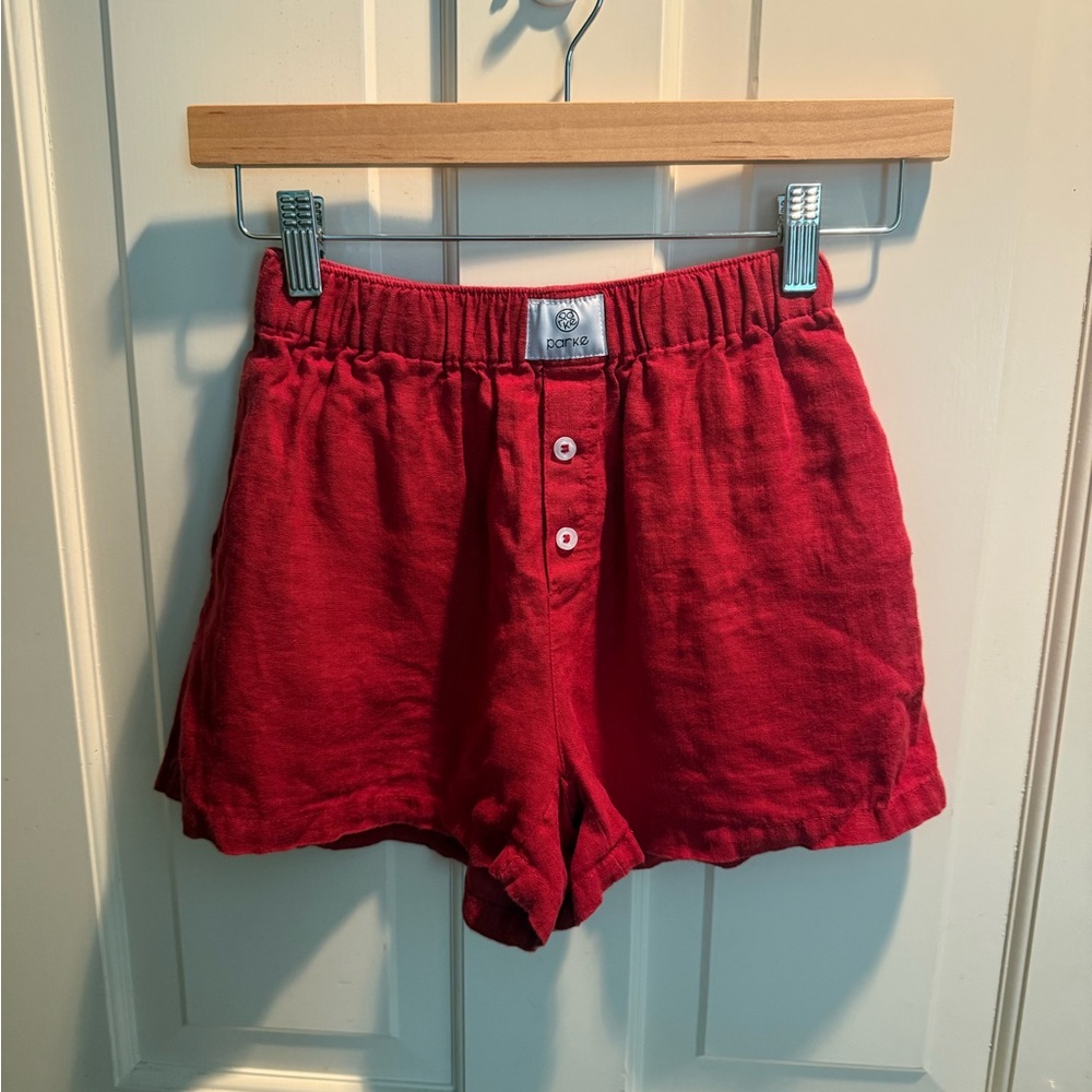Parke Linen Boxer Shorts